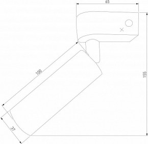 Бра Eurosvet Pitch 20143/1 LED титан в Кунгуре - kungur.mebel24.online | фото 3