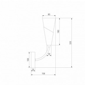 Бра Eurosvet Rhyton 60167/1 никель в Кунгуре - kungur.mebel24.online | фото 6