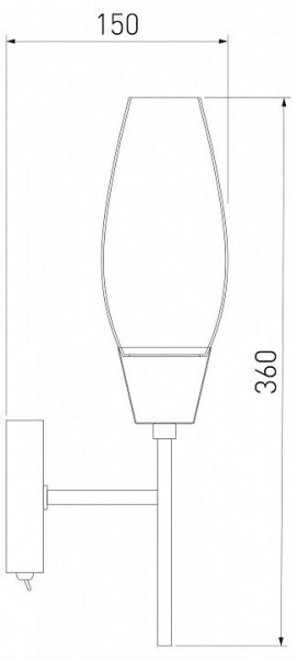 Бра Eurosvet Thalia 60140/1 сатин-никель в Кунгуре - kungur.mebel24.online | фото 3