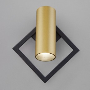 Бра Eurosvet Turro 20091/1 LED черный/ золото в Кунгуре - kungur.mebel24.online | фото 4