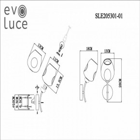Бра EVOLUCE Besano SLE205301-01 в Кунгуре - kungur.mebel24.online | фото 7