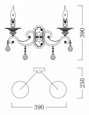 Бра Maytoni Grace ARM247-02-G в Кунгуре - kungur.mebel24.online | фото 4