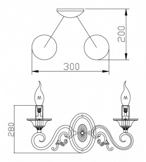 Бра Maytoni Perla ARM337-02-R в Кунгуре - kungur.mebel24.online | фото 4