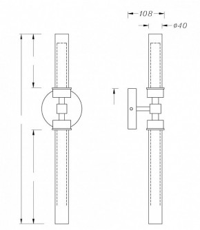 Бра Maytoni Stelo MOD116WL-L7B3K в Кунгуре - kungur.mebel24.online | фото 3