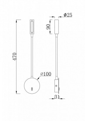 Бра Maytoni Stem C035WL-L3W3K в Кунгуре - kungur.mebel24.online | фото 6
