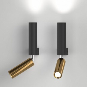 Бра с подсветкой Eurosvet Pitch 40020/1 LED черный/латунь в Кунгуре - kungur.mebel24.online | фото 3