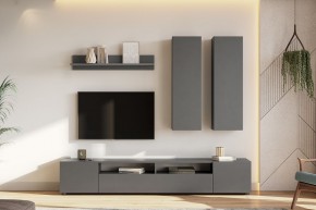 ДЕНВЕР Гостиная (Варианнт-2) Графит серый в Кунгуре - kungur.mebel24.online | фото