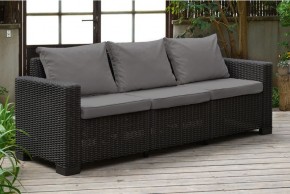 Диван Калифорния 3-х местный (California 3 Sofa), графит в Кунгуре - kungur.mebel24.online | фото 1