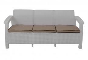 Диван Yalta Premium Sofa 3 Set (Ялта) белый (+подушки под спину) в Кунгуре - kungur.mebel24.online | фото 2