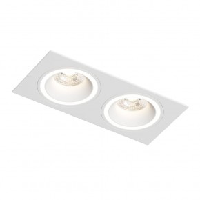 DK2062-WH Встраиваемый светильник, IP 20, до 15 Вт, GU10, LED, белый, алюминий в Кунгуре - kungur.mebel24.online | фото 1