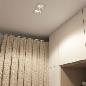 DK2062-WH Встраиваемый светильник, IP 20, до 15 Вт, GU10, LED, белый, алюминий в Кунгуре - kungur.mebel24.online | фото 5