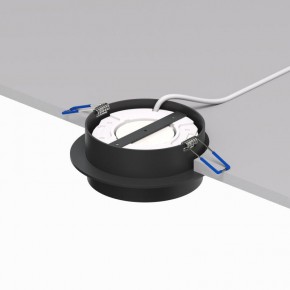 DK2090-BK Встраиваемый светильник FLAT, IP 20, до 15 Вт, GX53, LED, черный, алюминий в Кунгуре - kungur.mebel24.online | фото 4