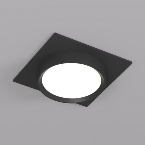 DK2091-BK Встраиваемый светильник FLAT, IP 20, до 15 Вт, GX53, LED, черный, алюминий в Кунгуре - kungur.mebel24.online | фото