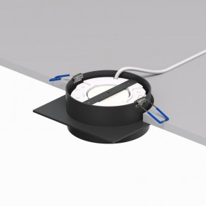 DK2091-BK Встраиваемый светильник FLAT, IP 20, до 15 Вт, GX53, LED, черный, алюминий в Кунгуре - kungur.mebel24.online | фото 4