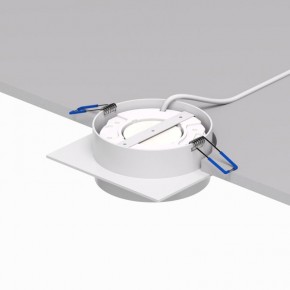 DK2091-WH Встраиваемый светильник FLAT, IP 20, до 15 Вт, GX53, LED, белый, алюминий в Кунгуре - kungur.mebel24.online | фото