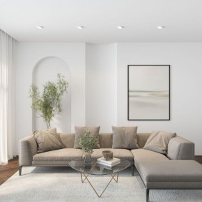 DK2091-WH Встраиваемый светильник FLAT, IP 20, до 15 Вт, GX53, LED, белый, алюминий в Кунгуре - kungur.mebel24.online | фото 2
