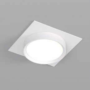 DK2091-WH Встраиваемый светильник FLAT, IP 20, до 15 Вт, GX53, LED, белый, алюминий в Кунгуре - kungur.mebel24.online | фото 3