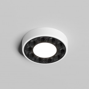 DK2440-WB Встраиваемый светильник DUAL 5+5 Вт, LED 4000K, IP 20, d90mm, белый/черный, алюминий/акрил в Кунгуре - kungur.mebel24.online | фото 2