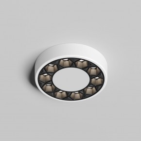 DK2440-WB Встраиваемый светильник DUAL 5+5 Вт, LED 4000K, IP 20, d90mm, белый/черный, алюминий/акрил в Кунгуре - kungur.mebel24.online | фото 3
