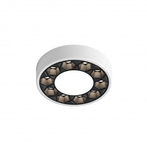 DK2440-WB Встраиваемый светильник DUAL 5+5 Вт, LED 4000K, IP 20, d90mm, белый/черный, алюминий/акрил в Кунгуре - kungur.mebel24.online | фото 4