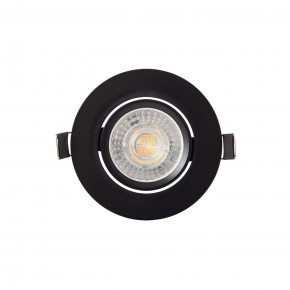 DK3020-BK Встраиваемый светильник, IP 20, 10 Вт, GU5.3, LED, черный, пластик в Кунгуре - kungur.mebel24.online | фото 1