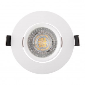 DK3020-WH Встраиваемый светильник, IP 20, 10 Вт, GU5.3, LED, белый, пластик в Кунгуре - kungur.mebel24.online | фото 1