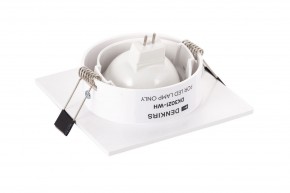 DK3021-WH Встраиваемый светильник, IP 20, 10 Вт, GU5.3, LED, белый, пластик в Кунгуре - kungur.mebel24.online | фото 3