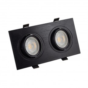 DK3022-BK Встраиваемый светильник, IP 20, 10 Вт, GU5.3, LED, черный, пластик в Кунгуре - kungur.mebel24.online | фото 1