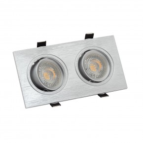 DK3022-CM Встраиваемый светильник, IP 20, 10 Вт, GU5.3, LED, серый, пластик в Кунгуре - kungur.mebel24.online | фото 1