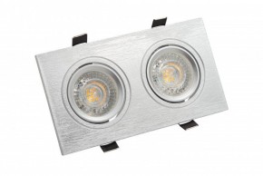 DK3022-CM Встраиваемый светильник, IP 20, 10 Вт, GU5.3, LED, серый, пластик в Кунгуре - kungur.mebel24.online | фото 3