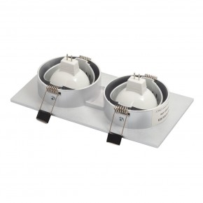 DK3022-CM Встраиваемый светильник, IP 20, 10 Вт, GU5.3, LED, серый, пластик в Кунгуре - kungur.mebel24.online | фото 4
