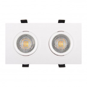 DK3022-WH Встраиваемый светильник, IP 20, 10 Вт, GU5.3, LED, белый, пластик в Кунгуре - kungur.mebel24.online | фото 2