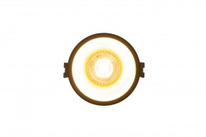 DK3026-BG Встраиваемый светильник, IP 20, 10 Вт, GU5.3, LED, черный/золотой, пластик в Кунгуре - kungur.mebel24.online | фото 1