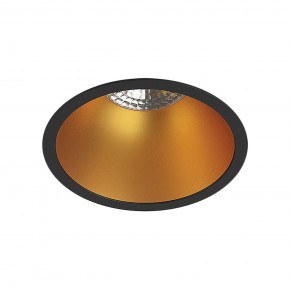 DK3026-BG Встраиваемый светильник, IP 20, 10 Вт, GU5.3, LED, черный/золотой, пластик в Кунгуре - kungur.mebel24.online | фото 2