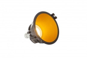 DK3026-BG Встраиваемый светильник, IP 20, 10 Вт, GU5.3, LED, черный/золотой, пластик в Кунгуре - kungur.mebel24.online | фото 3