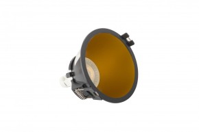 DK3026-BG Встраиваемый светильник, IP 20, 10 Вт, GU5.3, LED, черный/золотой, пластик в Кунгуре - kungur.mebel24.online | фото 4