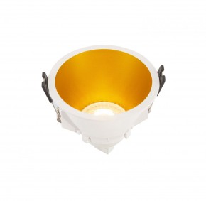 DK3026-WG Встраиваемый светильник, IP 20, 10 Вт, GU5.3, LED, белый/золотой, пластик в Кунгуре - kungur.mebel24.online | фото 3