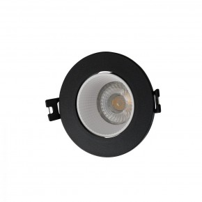 DK3061-BK+WH Встраиваемый светильник, IP 20, 10 Вт, GU5.3, LED, черный/белый, пластик в Кунгуре - kungur.mebel24.online | фото 1