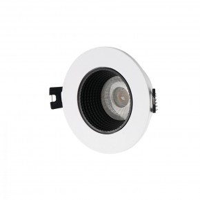 DK3061-WH+BK Встраиваемый светильник, IP 20, 10 Вт, GU5.3, LED, белый/черный, пластик в Кунгуре - kungur.mebel24.online | фото 1