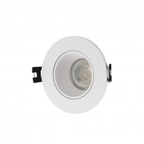 DK3061-WH Встраиваемый светильник, IP 20, 10 Вт, GU5.3, LED, белый/белый, пластик в Кунгуре - kungur.mebel24.online | фото 1