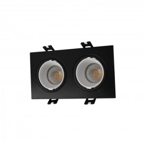 DK3072-BK+WH Встраиваемый светильник, IP 20, 10 Вт, GU5.3, LED, черный/белый, пластик в Кунгуре - kungur.mebel24.online | фото 1