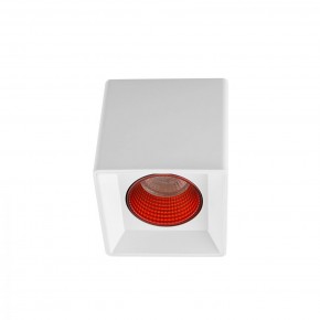 DK3080-WH+RD Светильник накладной IP 20, 10 Вт, GU5.3, LED, белый/красный, пластик в Кунгуре - kungur.mebel24.online | фото 1
