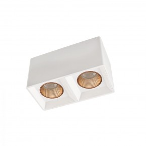 DK3085-WH+BR Светильник накладной IP 20, 10 Вт, GU5.3, LED, белый/бронзовый, пластик в Кунгуре - kungur.mebel24.online | фото 1