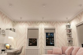 DK3090-WH+CH Светильник накладной IP 20, 10 Вт, GU5.3, LED, белый/хром, пластик в Кунгуре - kungur.mebel24.online | фото 2