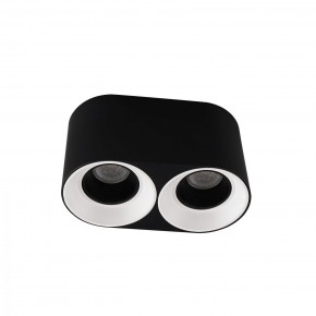 DK3096-BW+BK Светильник накладной IP 20, 10 Вт, GU5.3, LED, черно-белый/черный, пластик в Кунгуре - kungur.mebel24.online | фото