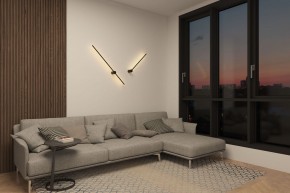 DK5014-BK Бра 1000 мм, 3000К, IP20, 12 Вт, черный, алюминий в Кунгуре - kungur.mebel24.online | фото 6