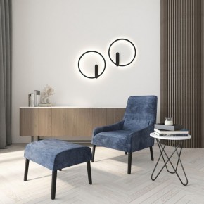 DK5035-BK Бра ROUND со светодиодом, IP20, 24W, 3000/4000/6500K, черный, алюминий в Кунгуре - kungur.mebel24.online | фото 8