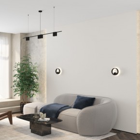 DK5060-BK Бра ORBIT, IP20, 3000К, LED, 10 Вт, черный матовый, алюминий в Кунгуре - kungur.mebel24.online | фото 6