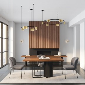 DK5060-BK+SG Бра ORBIT, IP20, 3000К, LED, 10 Вт, черный + сатинированное золото, алюминий в Кунгуре - kungur.mebel24.online | фото 6