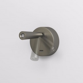 DK5072-DN Бра SHINE WALL со светодиодом, D104*H68, IP20, 3000К, 3W, RA?90, темный никель, алюминий в Кунгуре - kungur.mebel24.online | фото 3